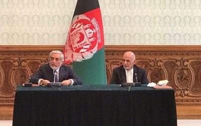 با امضای توافق‌نامه‌ی سیاسی، عبدالله رئیس شورای مصالحه و دوستم مارشال شد