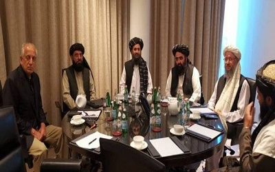 دیدار خلیلزاد با ملا برادر در دوحه