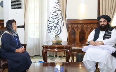 دیدار متقی با نماینده سازمان ملل در کابل