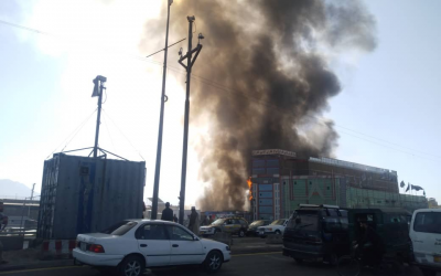 آتش‌سوزی در مارکیت احمدی، به مارکیت‌های همجوار سرایت کرد